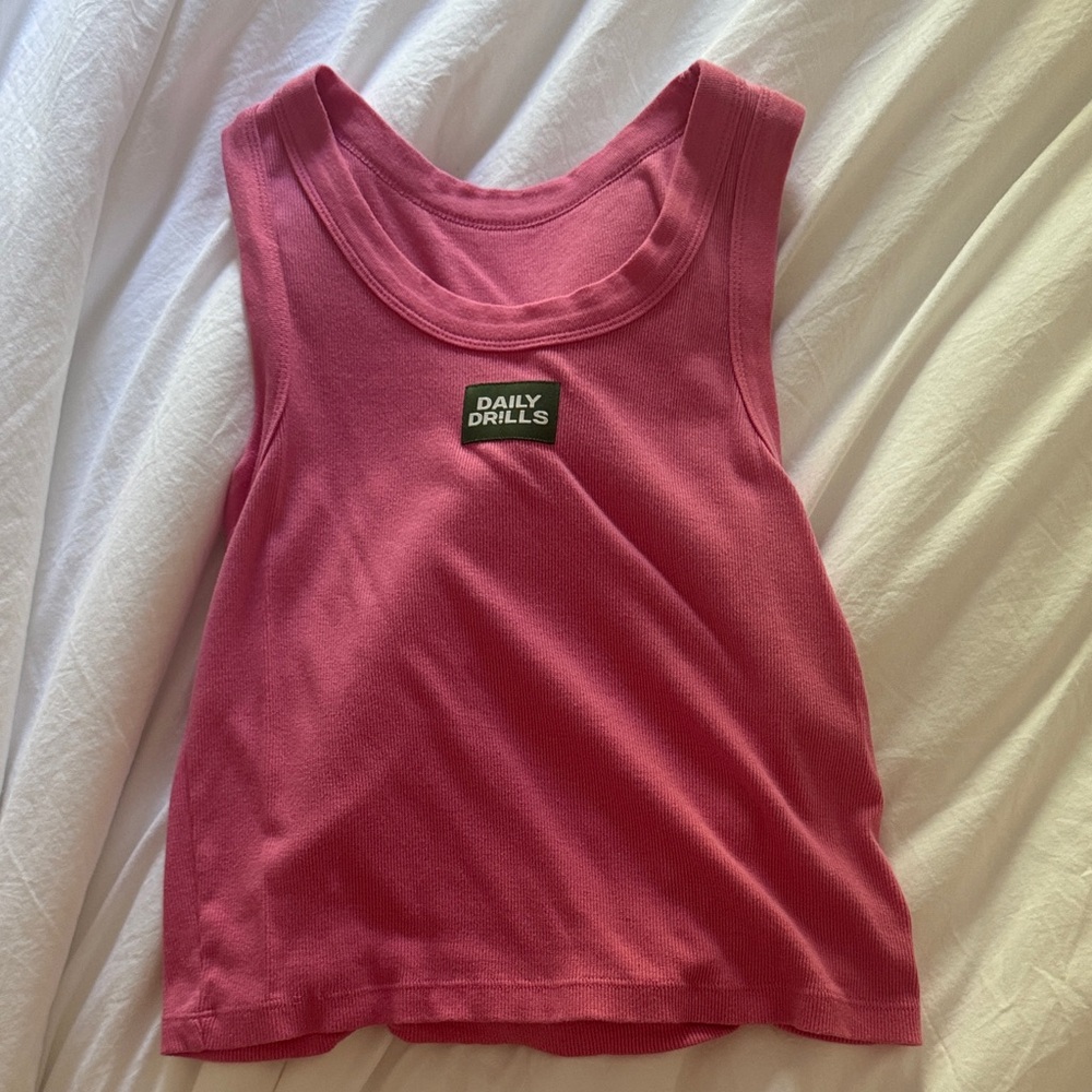 Daily Drills Fuchsia Sleeveless Top